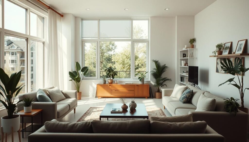 decluttered home