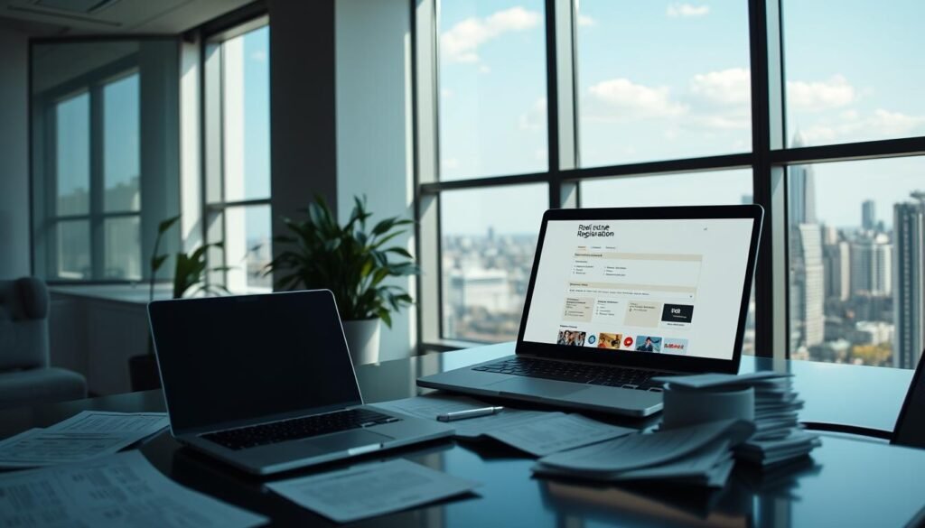 real estate business registration